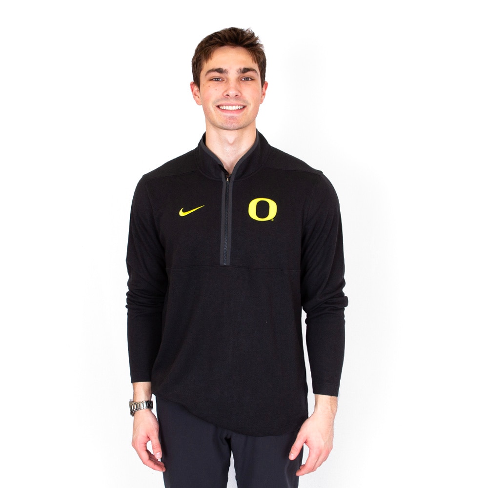 Classic Oregon O, Nike, Black, Pullover, Performance/Dri-FIT, Men, Pullover, Sweatshirt, 853991